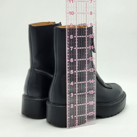 Steve Madden Jones Monrow Zipper Platform Booties Size 7 - Picture 9 of 9